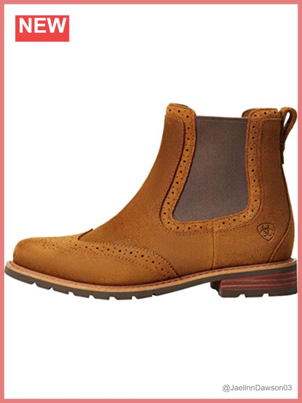 Waterproof Leather Brogue Oxfords Pull-On Wing-Tip Shoes